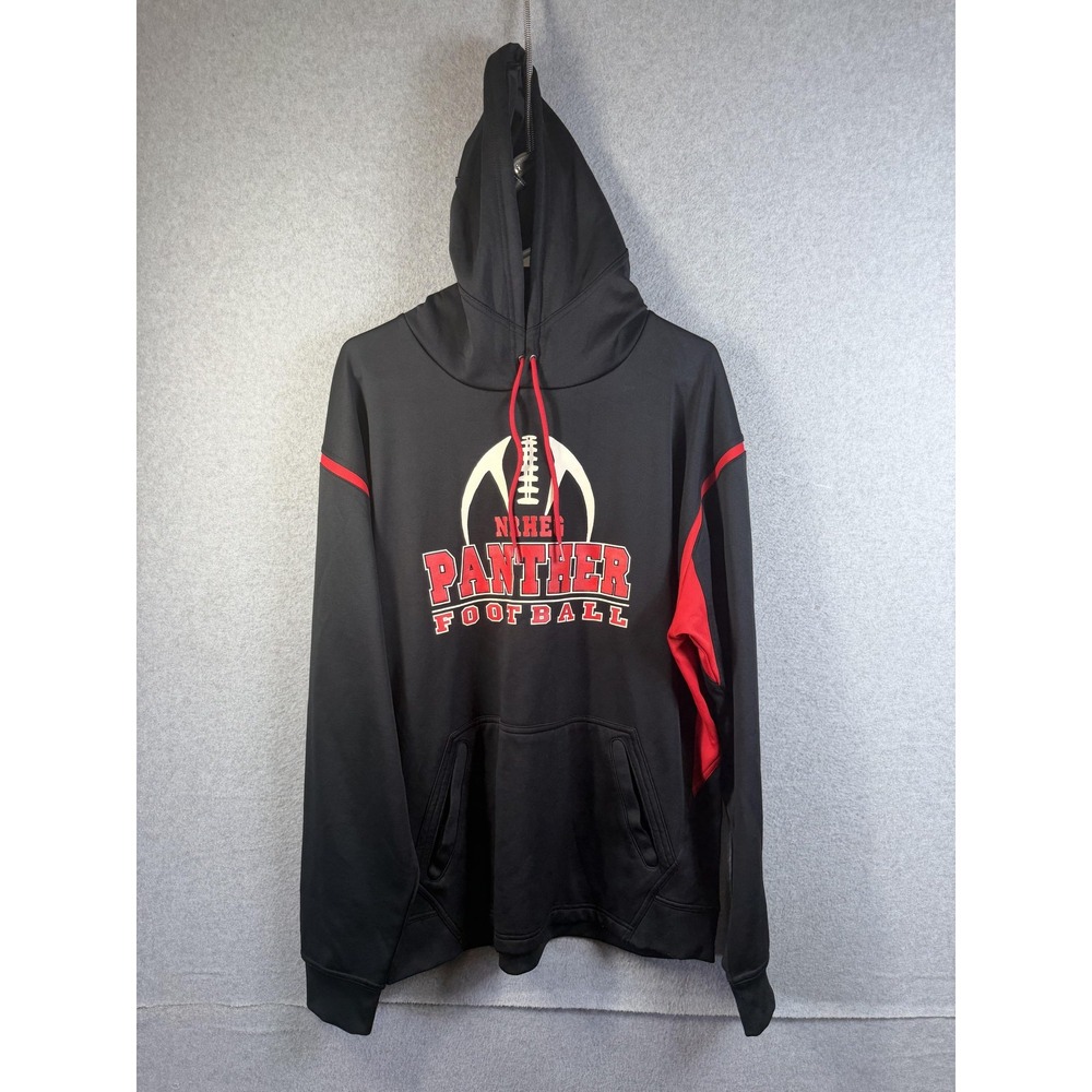 Sport-Tek Hoodie Mens XL Black NRHEG Panther Football Pullover Fleece Team